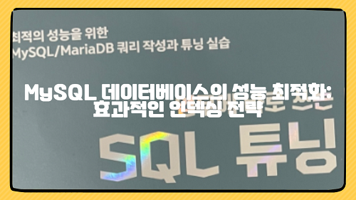 MySQL 데이터베이스의 성능 최적화: 효과적인 인덱싱 전략