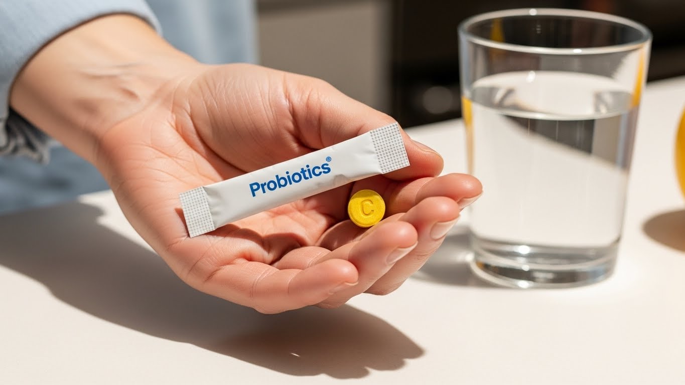 장염 뒤 비타민 유산균