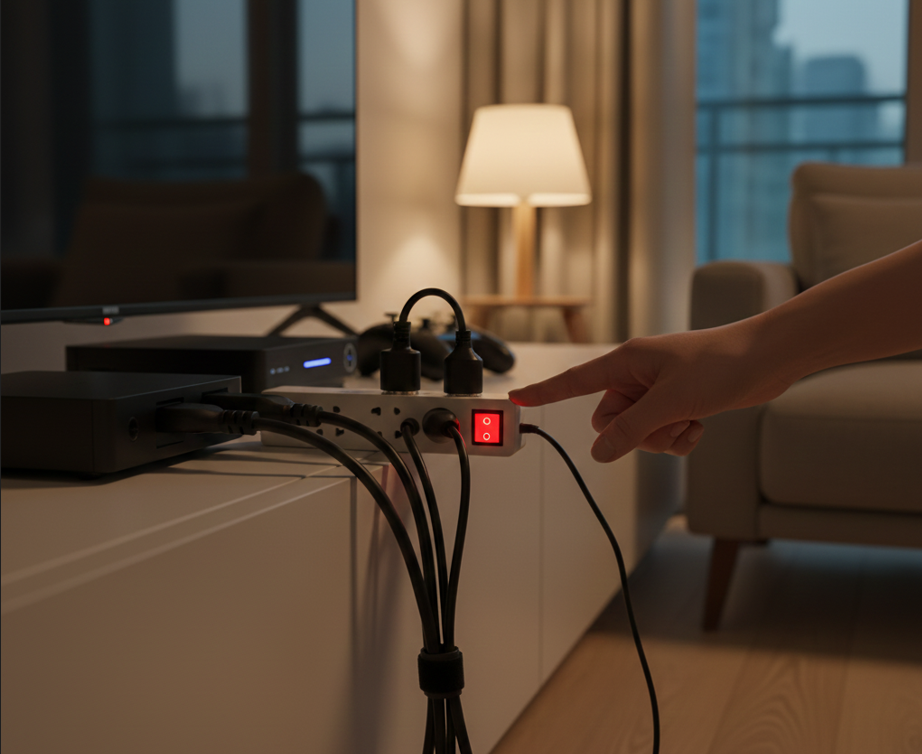 대기전력 차단: 제가 실제로 한 방법 (실행 체크리스트) 대기전력 차단: 제가 실제로 한 방법 (실행 체크리스트)