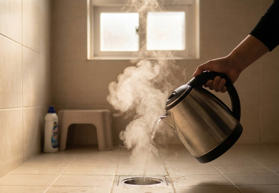 뜨거운 물로 기본 세척 뜨거운 물로 기본 세척