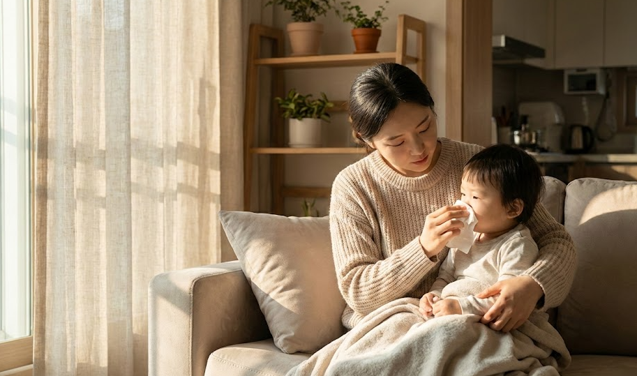 아기 콧물 색 | 투명·노랑·초록 경과 체크 · 집에서 관찰 포인트
