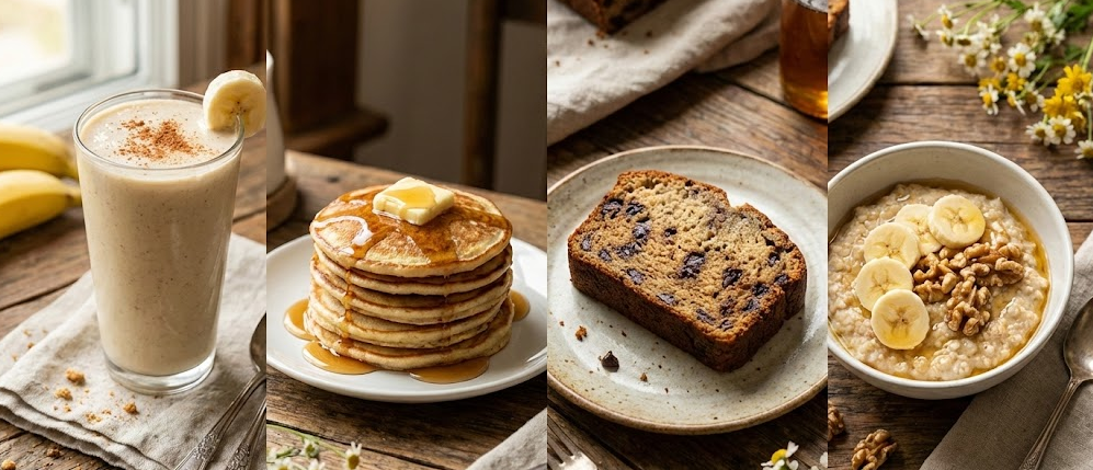 바나나로 만들 수 있는 요리