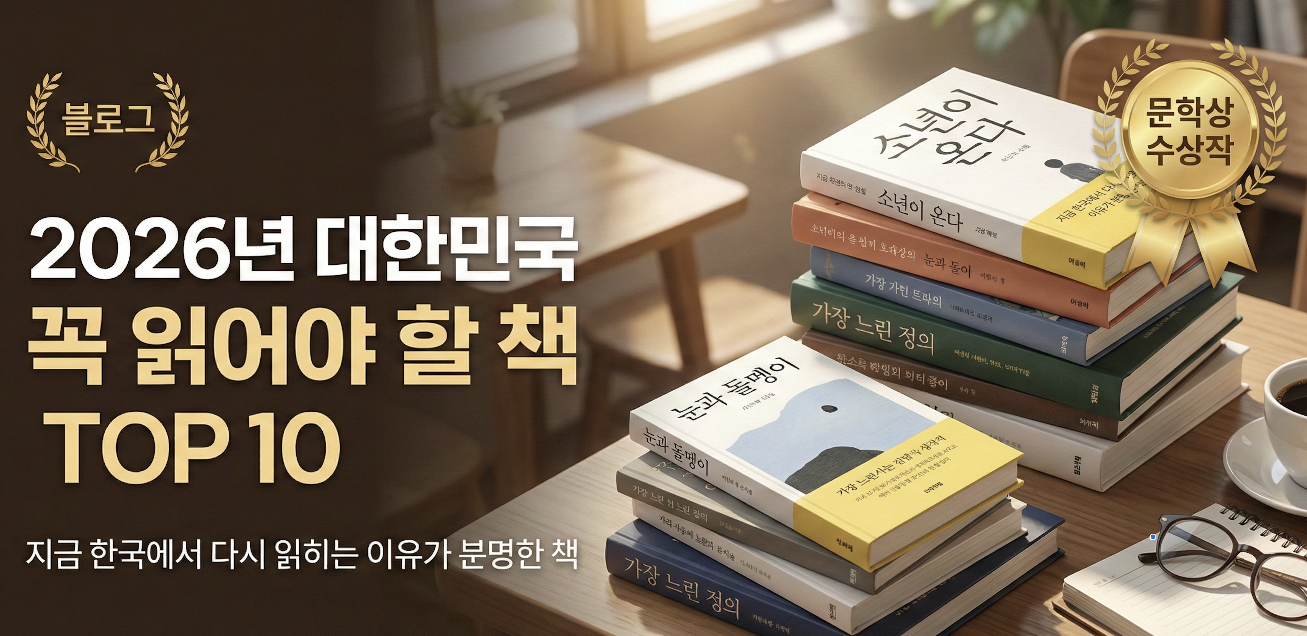 2026년 대한민국 꼭 읽어야 할 책 TOP 10
