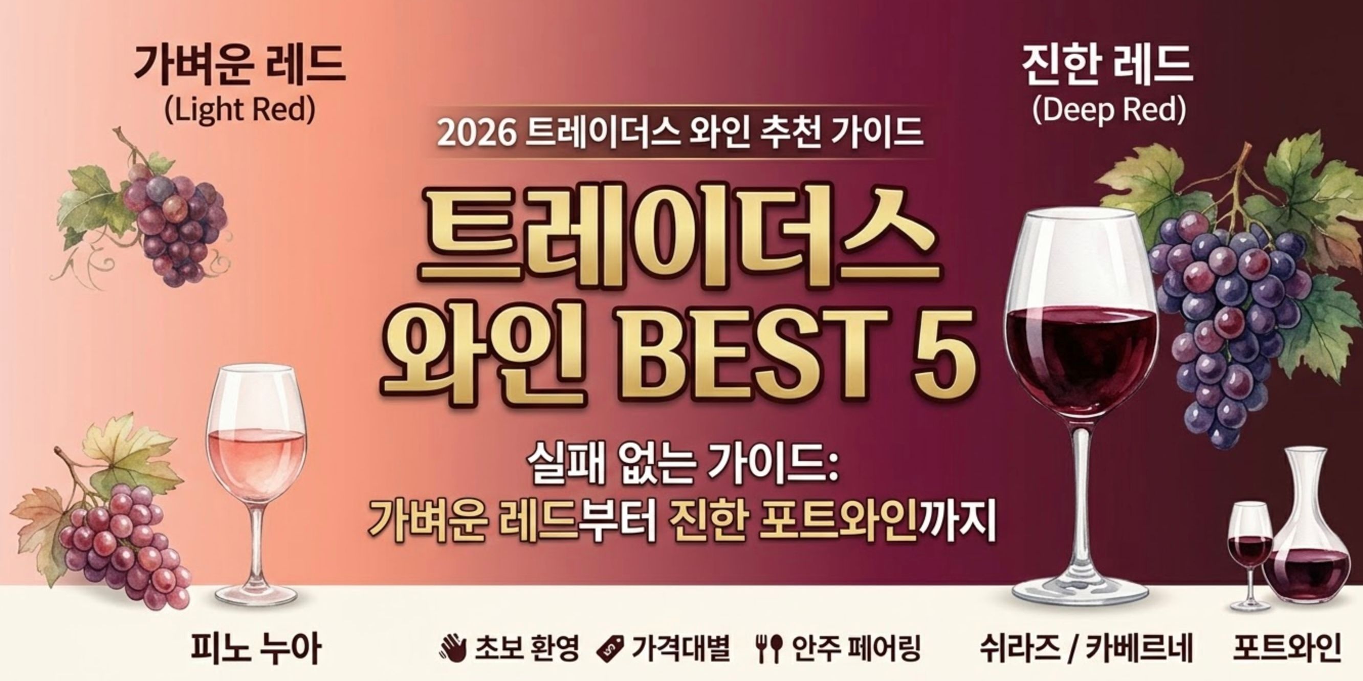 2026 트레이더스 와인 추천, 와인 초보도 실패 적게 고르는 법