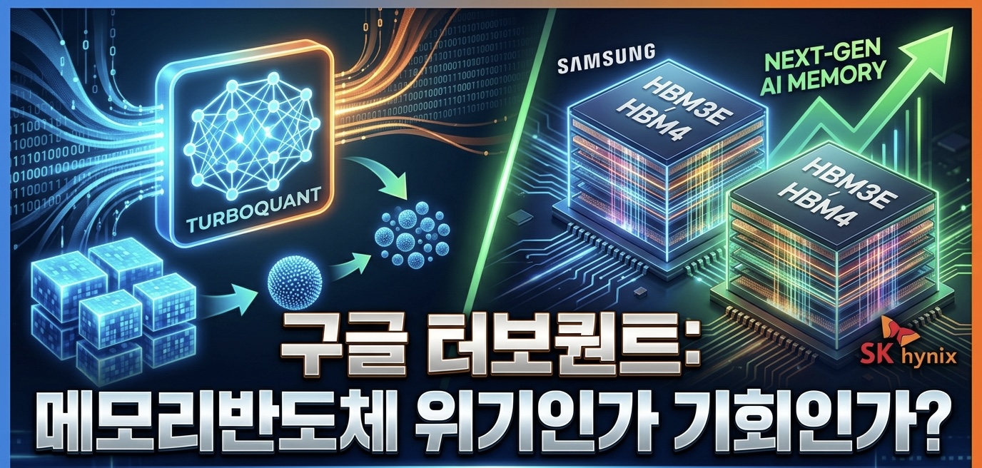 구글 터보퀀트란? 메모리반도체의 미래와 삼성전자·SK하이닉스 영향 정리