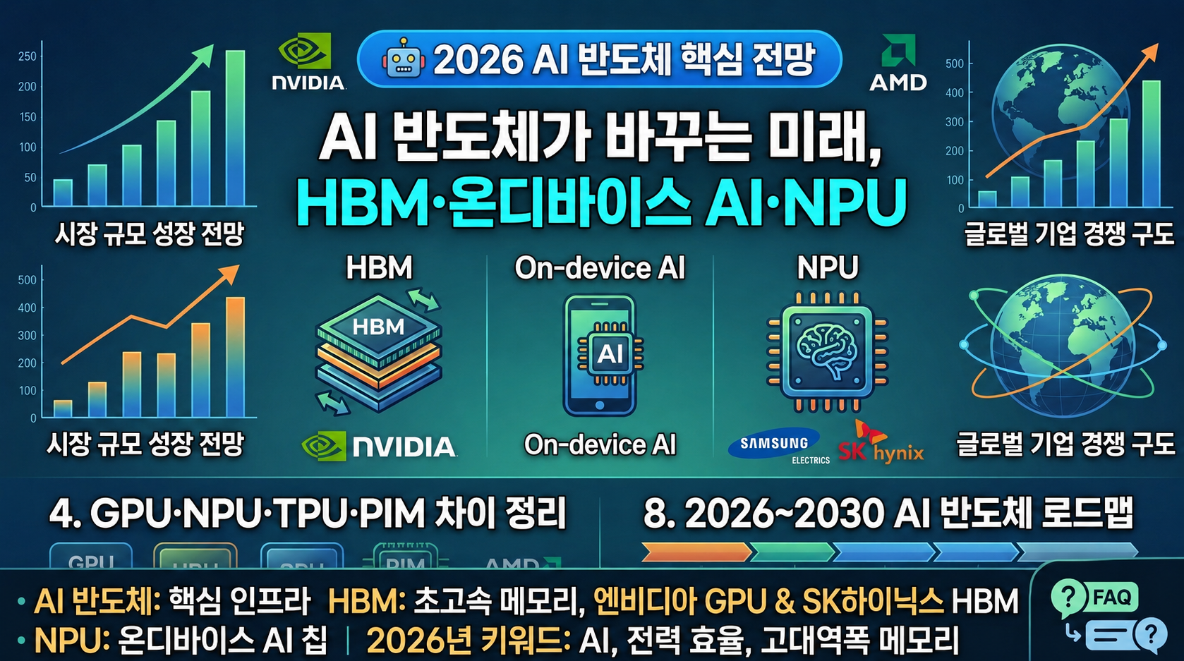 반도체 AI 전망 2026 완전정리 | HBM·온디바이스·차세대 기술까지